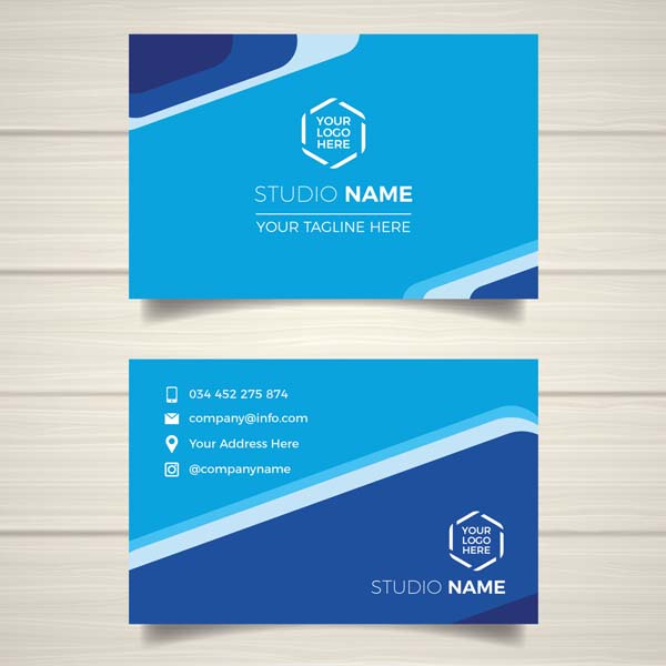 visiting card stickers