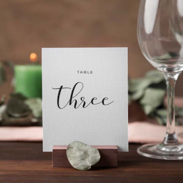 Tent cards