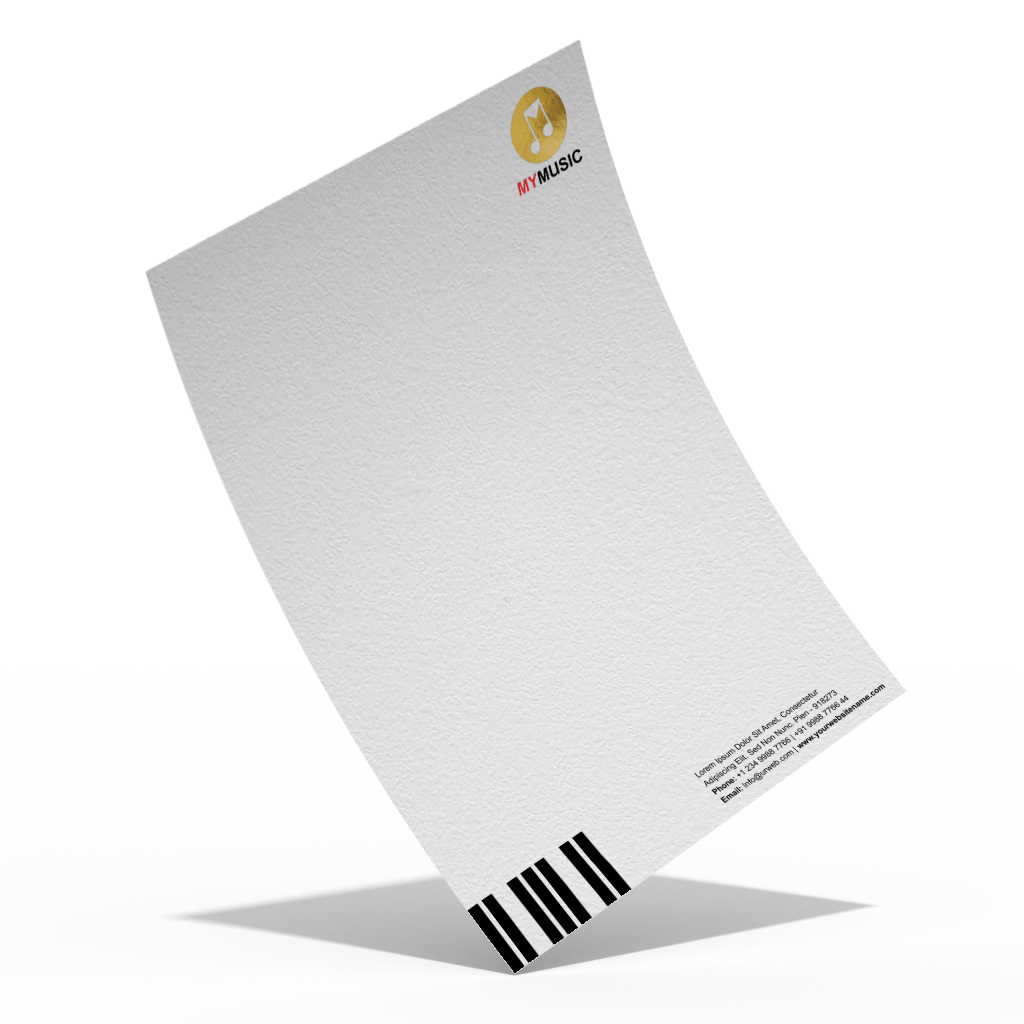 Silver Foil Letterheads